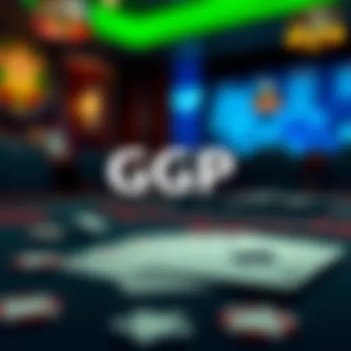 GGPoker logo displayed with poker cards on a table