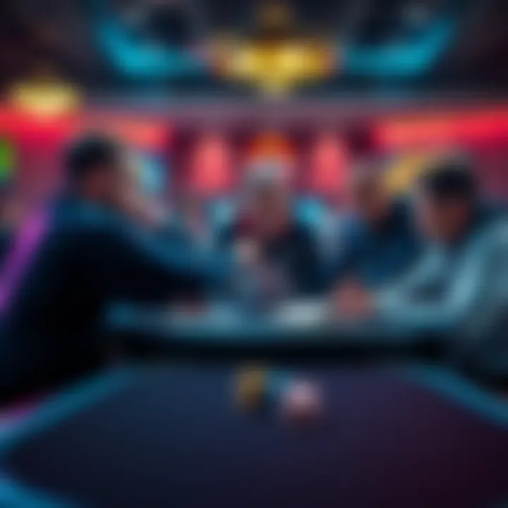 A graphic showing players discussing nickname changes on GGPoker, with confused expressions and notes around a poker table.