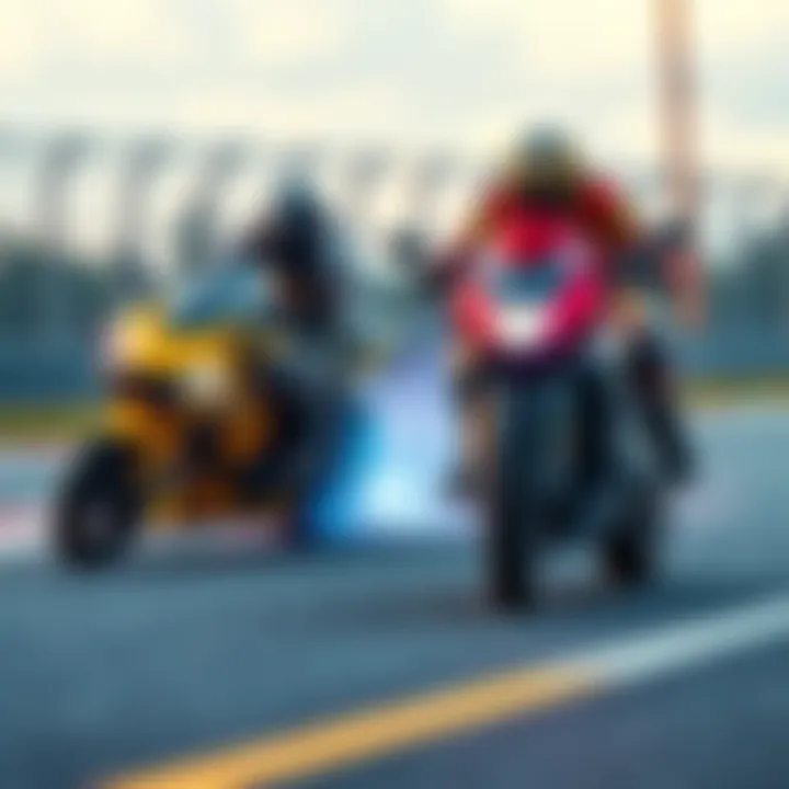 Ghostzapper and Flightline Racing A side-by-side image of Ghostzapper and Flightline racing on a track, showcasing their speed and power