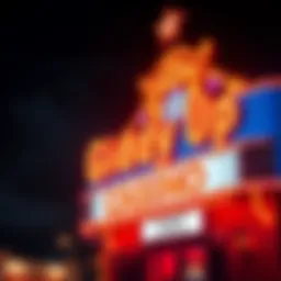 Bright sign of Giddy Up Casino promoting slots and horse racing bets
