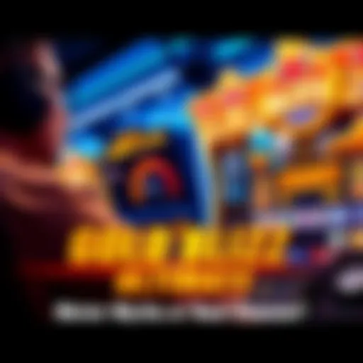 A player focused on the Gold Blitz Ultimate game, with a visible blitz meter and vibrant gaming interface