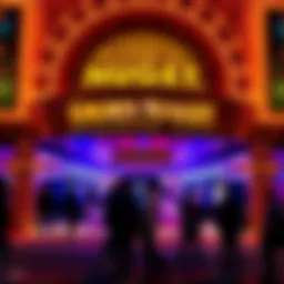People enjoying games and entertainment at Golden Nugget Casino in Atlantic City, with bright lights and a lively atmosphere