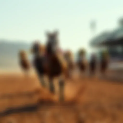 Great Redeemer, the horse who finished last, struggling on the track during the 1979 Kentucky Derby with winners in view ahead.