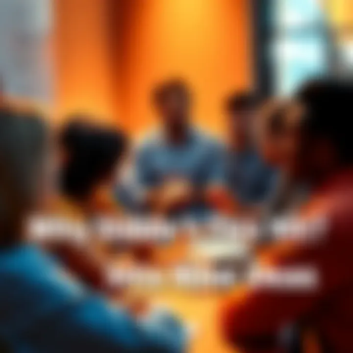 A group of people in a lively discussion, expressing different opinions and reactions.