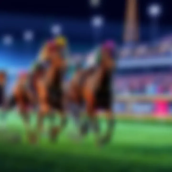 Giant Teddy and Mr. Narcissistic competing in Gulfstream Race 5