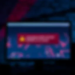 A computer screen showing an error message related to Hacksaw games in Canada.