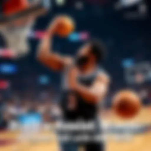 A basketball player making a pass during a game, showing his effort to assist teammates