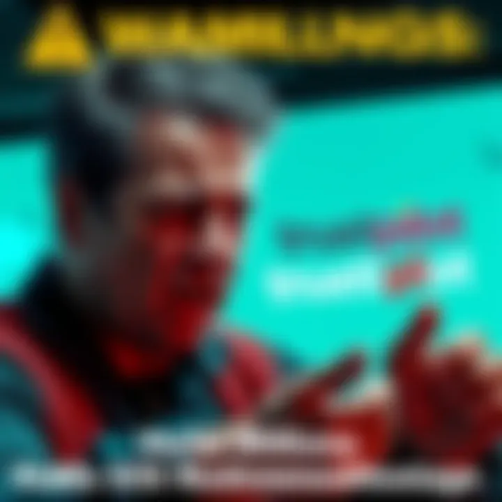 Graphic showing a person frustrated over withheld funds, with a Trustpilot logo in the background, symbolizing issues with customer service.