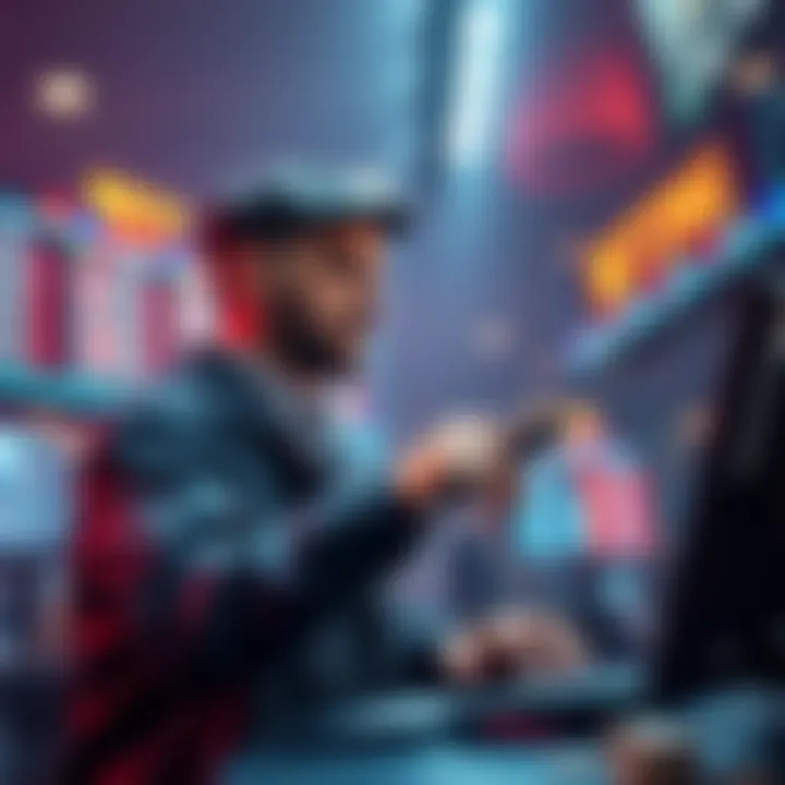 A person placing a large bet on Michael Page at a betting platform, showing confidence in his performance.