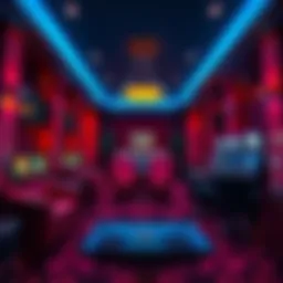 A luxurious high-limit gaming room featuring plush seating and private VIP areas, offering a quiet alternative to busy casinos.