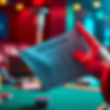 High pressure betting slips A close-up of a gambling slip with aggressive betting amounts and a person excitedly pointing at it.