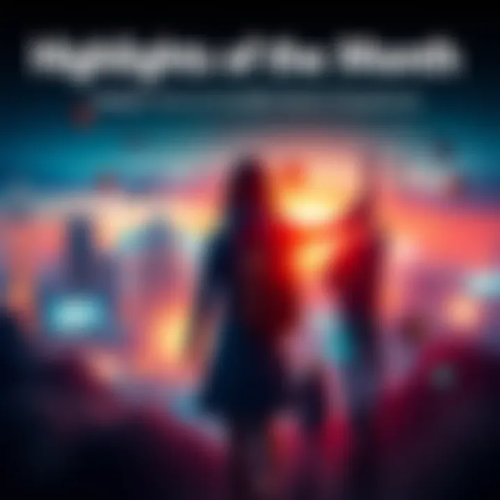 Highlights of the Month A montage of personal growth moments including travel, achievements, and new experiences