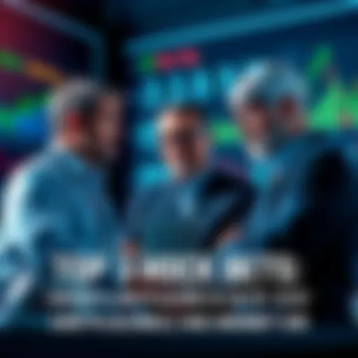 Three experts discussing hockey betting strategies with charts and graphs in the background