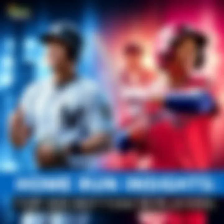 A collage of top baseball players with Aaron Judge and Shohei Ohtani highlighted, alongside images of players like Jose Iglesias showing underperformance.