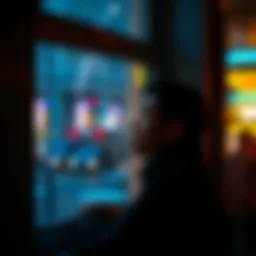 A person looking out of a window with a thoughtful expression, symbolizing reflection and hope after losing money gambling.
