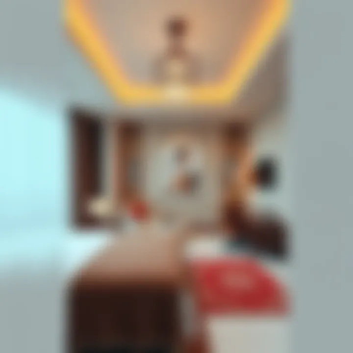 A luxurious hotel room showing a fresh upgrade with elegant decor and amenities