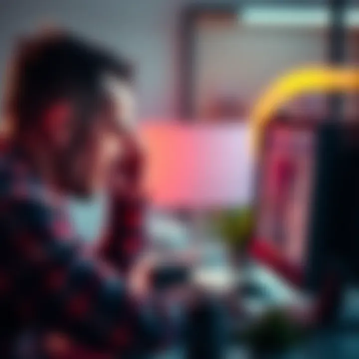 A frustrated individual looking at their computer screen while trying to submit their government ID for verification