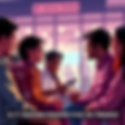 People engaging in a respectful conversation about current trends in India