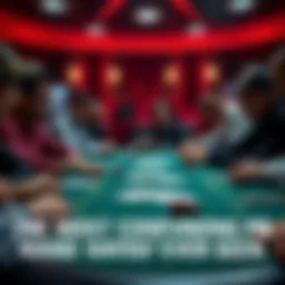 Intense PLO8 Poker Showdown Players at a poker table during a dramatic PLO8 hand with cards showing KKK on the flop