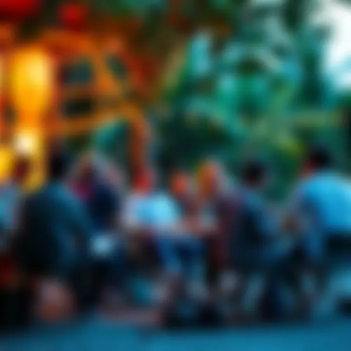 People gathered outdoors discussing International BOL with enthusiasm, celebrating the start of June 2026.