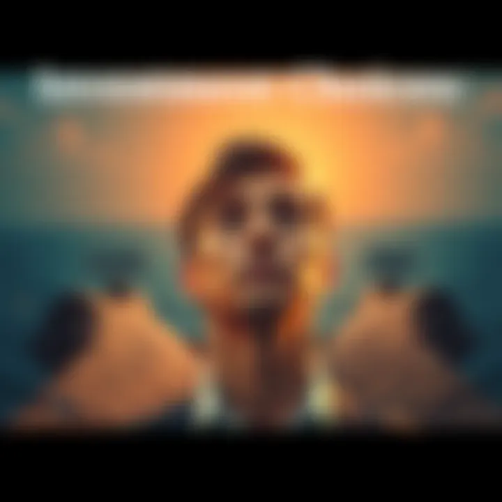 A person looking at two paths labeled 'Cash Out' and 'Hold' with a thoughtful expression, symbolizing decision-making in investments.