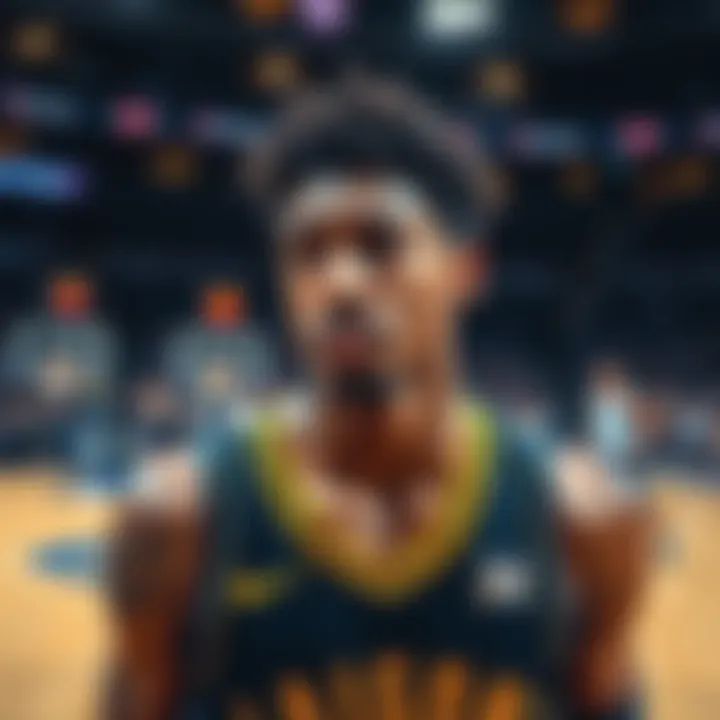 Ja Morant during a game Ja Morant looking disappointed on the court after failing to score in the second half of a game