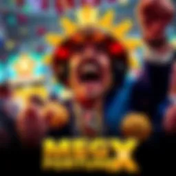 A player celebrating a big win with the Mega Fortune X slot game, showing excitement and joy after hitting the jackpot.