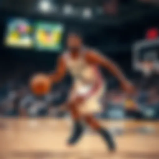 Jalen Williams performing an impressive move on the basketball court during a game