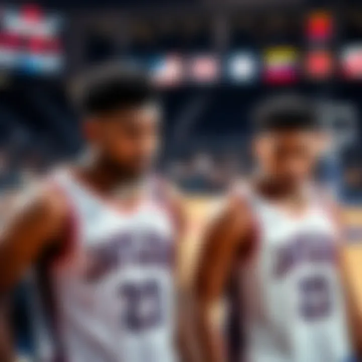 Jaylen and Jalen looking disappointed after a game, showing frustration in their expressions