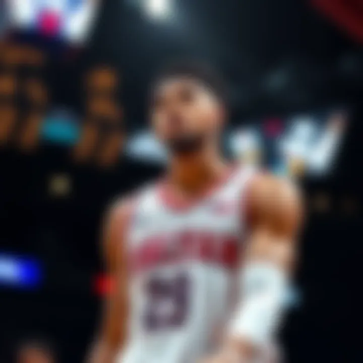 Jaylon Tyson looks frustrated while struggling to grab a rebound during the game.