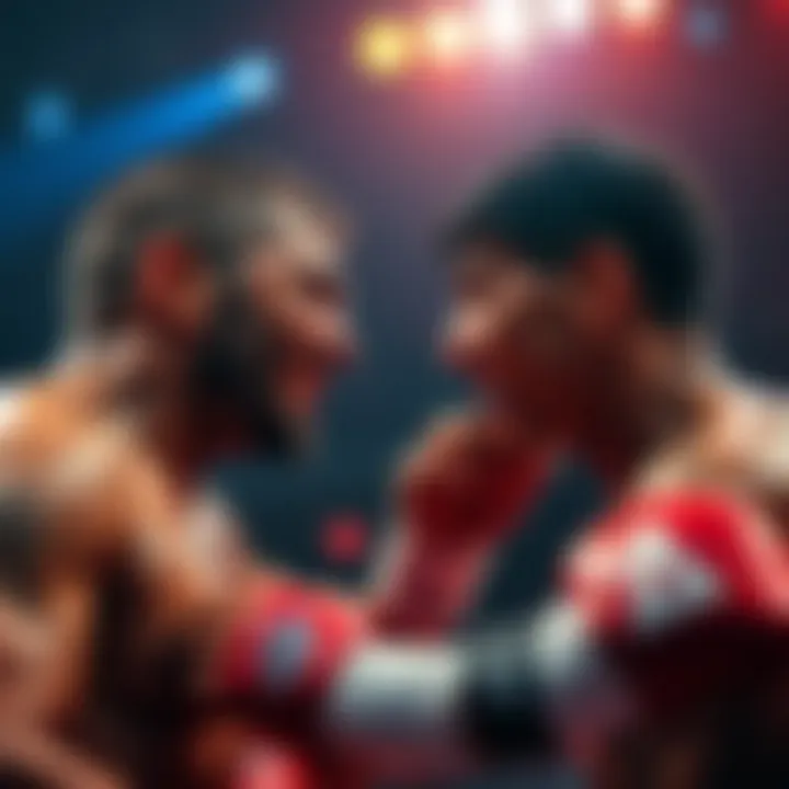 Joel Alvarez passionately arguing with another fighter during a heated event