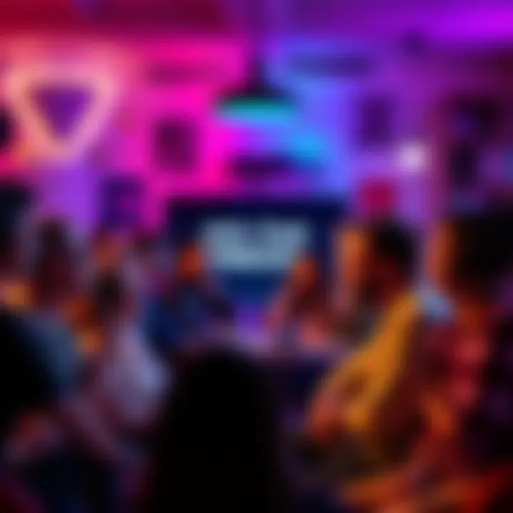 Join Our Discord Community A group of diverse people chatting and having fun in a colorful online chat room