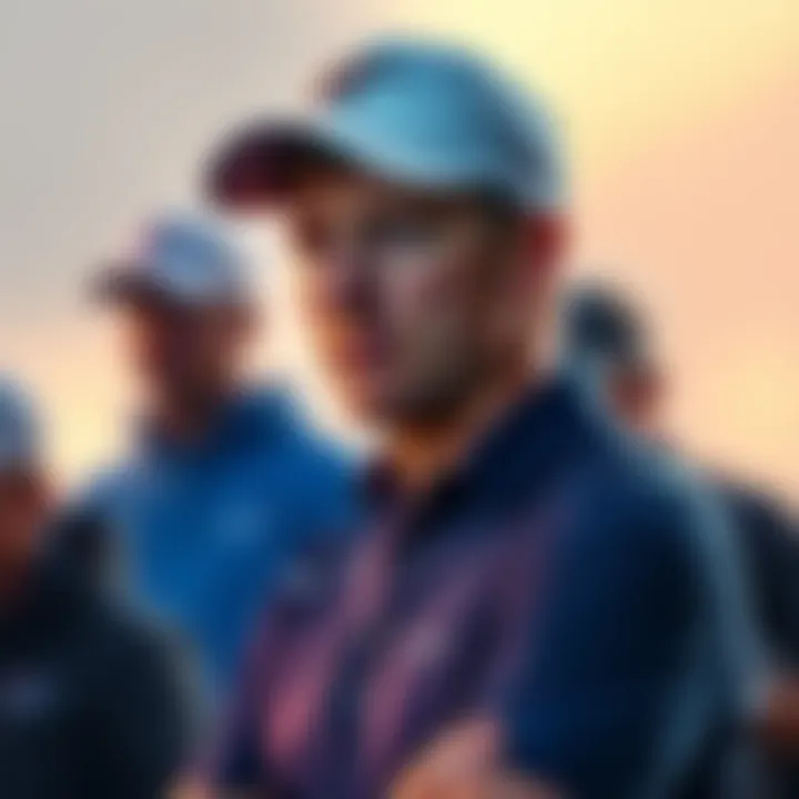 Jordan Spieth looking disappointed at a golf tournament after his withdrawal announcement
