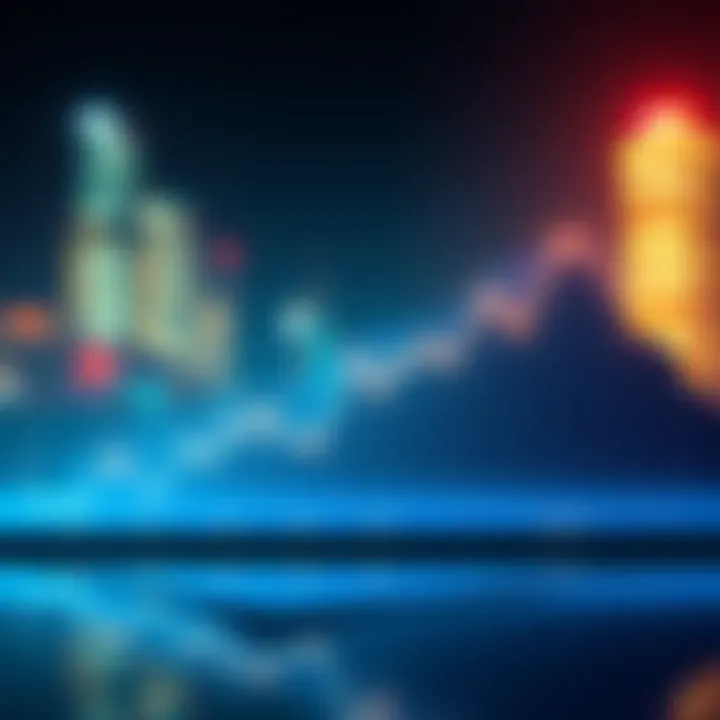A visual representation of a financial journey showing the rise and fall of a $400 investment over four days, with a graph illustrating the changes and emotions throughout the experience.