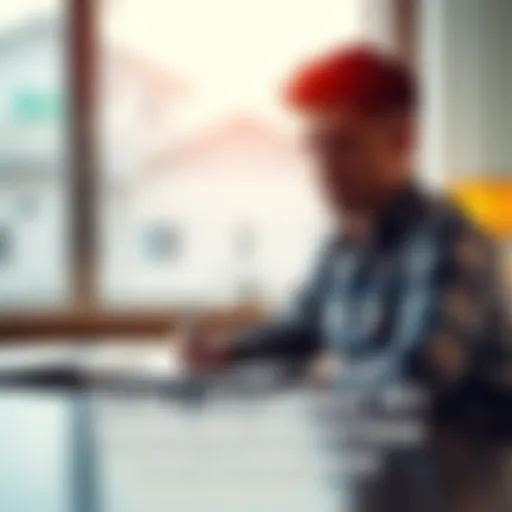 A person sitting at a table with a journal and pen, looking thoughtful and determined as they reflect on their path to overcoming gambling addiction