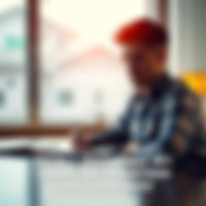 A person reflecting on their journey to recovery A person sitting at a table with a journal and pen, looking thoughtful and determined as they reflect on their path to overcoming gambling addiction