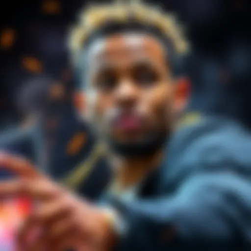 Jstack, also known as Jackstack, actively engaging in NBA and NFL Flash drafts with a focused expression