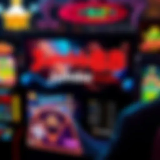 A vibrant gaming interface showcasing various games and payment options on Jumbo88's platform.