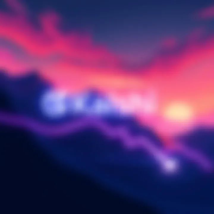 A graphic illustration showing the Kalshi trading platform logo alongside a downward trend line in a market context, symbolizing setbacks in Nevada.