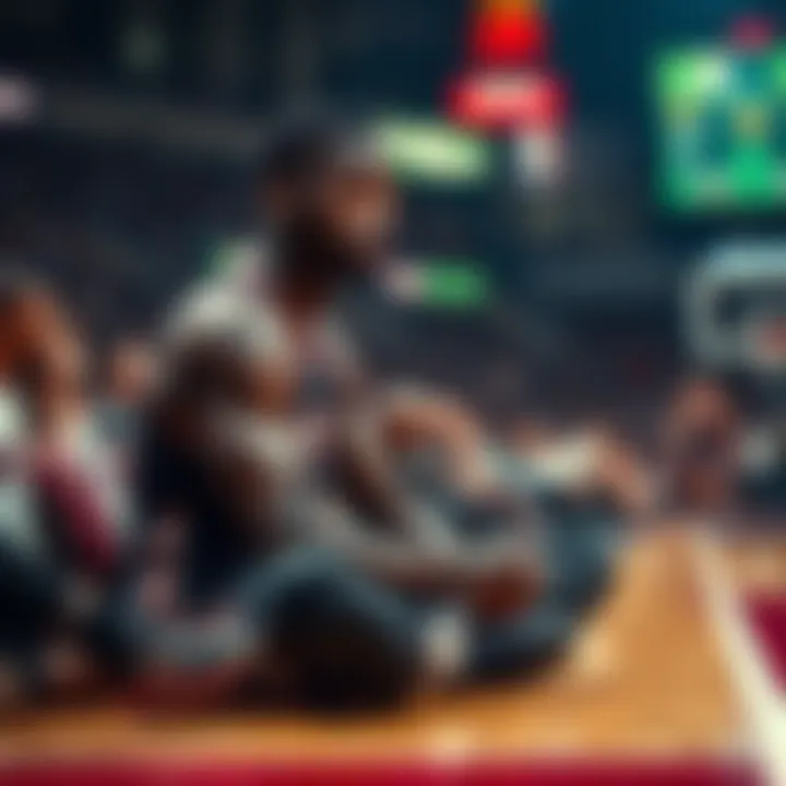 KAT looks frustrated while sitting on the bench after foul trouble, affecting his game performance