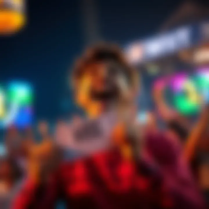 Last Minute Winning Pick A person celebrating a winning pick just before the time runs out, looking excited and holding a ticket for a free entry.