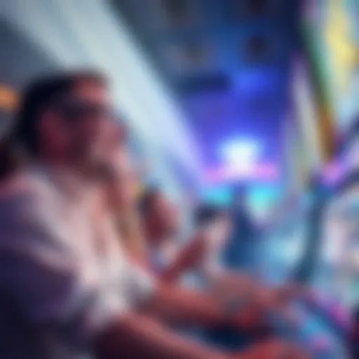 Players enjoying the new LaunchX game at Jackpot City Casino, showing excitement and reactions.