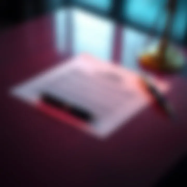 A legal agreement document lying on a table with a pen next to it, symbolizing the potential risks of agreements being voided.