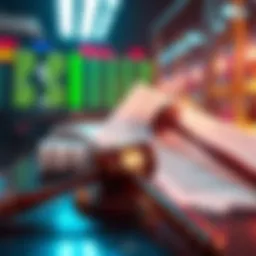 A graphic showing betting odds with legal documents and a gavel, representing the changes in betting regulations for 2025.