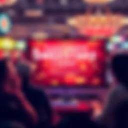 A graphic showing a computer screen displaying a legitimate sweepstakes casino with happy players celebrating their wins.