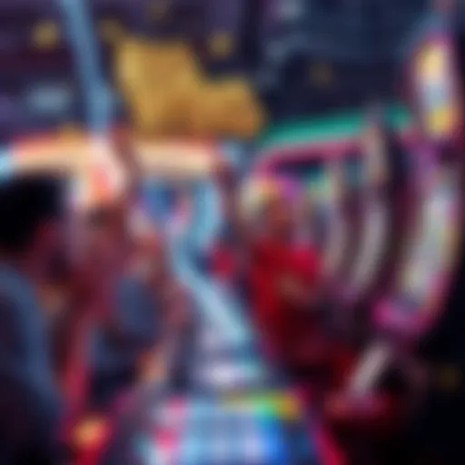 Players enjoying the Lighting Storm 10X slot game with excitement and visible winnings, highlighting the joy of gaming without the missed big win.