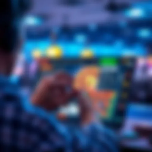 A person checking a live casino website for safety features like licenses and security tips before gambling online.