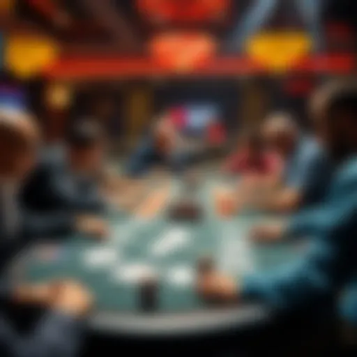 A live no-limit hold'em poker table with players engaged in a game, focusing on preflop strategies with 100BB buy-in.
