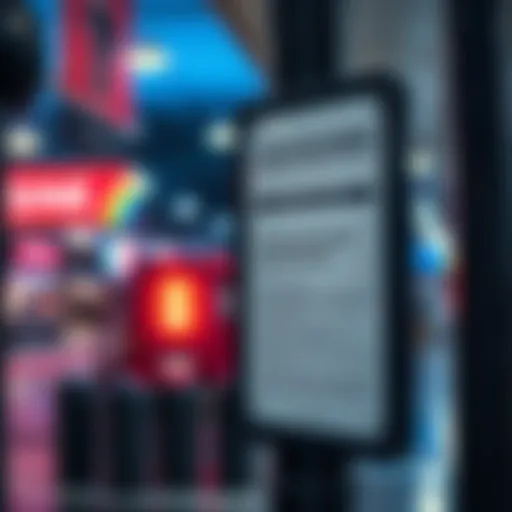 A close-up of a lockdown information sign posted in a public area, providing essential updates for residents.