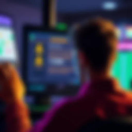 A player looking worriedly at their locked account screen after accidentally activating a bonus. The screen shows a warning about strict wagering requirements, and a deposit amount is highlighted. A f...